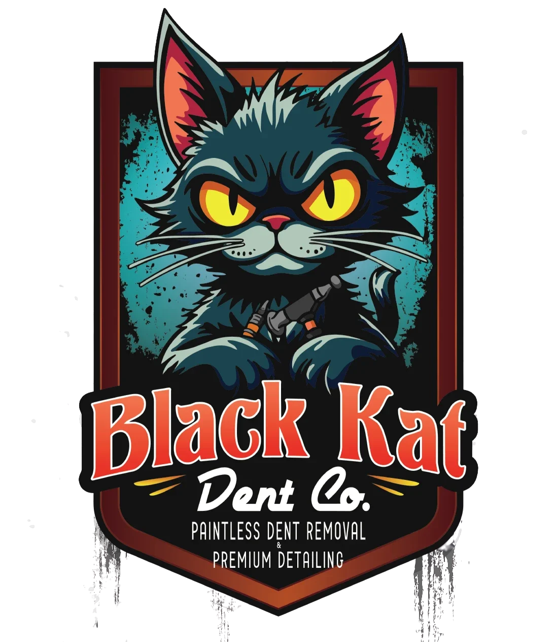 Black Kat Dent Brand Logo