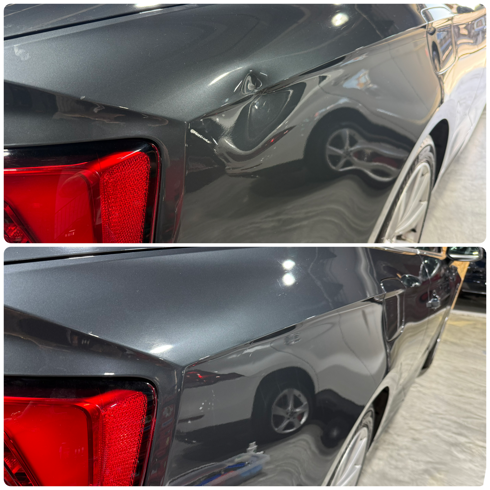 Black Kat Dent Co. St. Louis MO auto repair, dent repair, hail damage repair and car detailing experts.